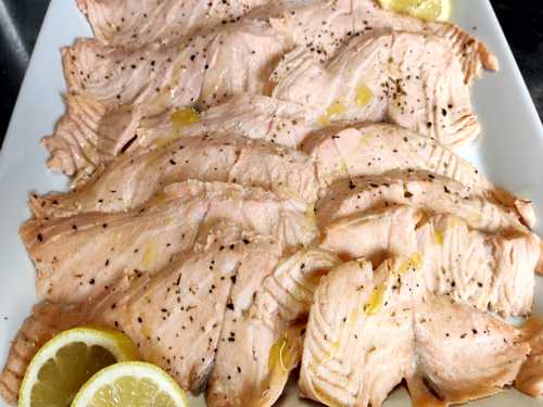 Tagliata di salmone